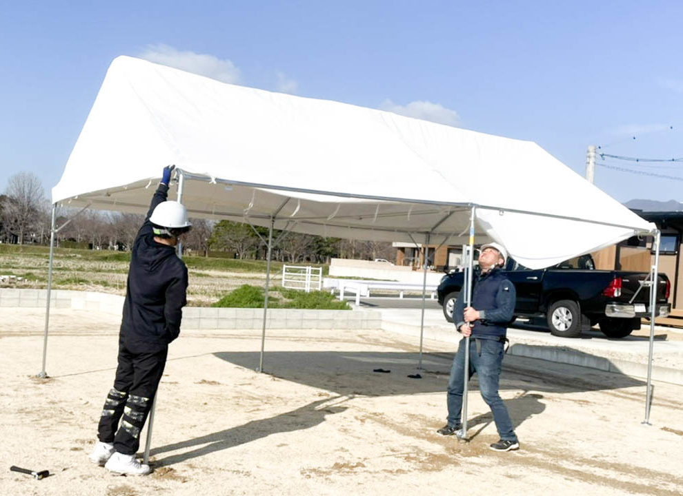 地鎮祭テント設営 代行します - ハウスエージェント エタニティ│House